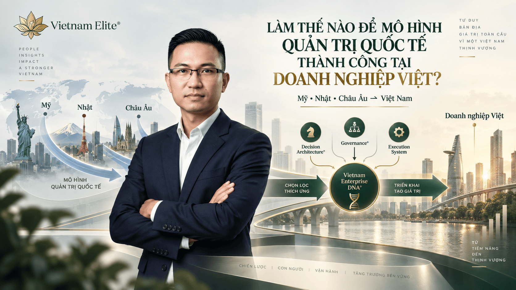 Mô hình quản trị quốc tế thành công khi áp dụng vào doanh nghiệp Việt qua Vietnam Enterprise DNA