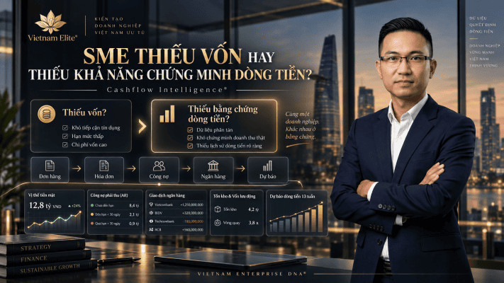 SME thiếu vốn hay thiếu khả năng chứng minh dòng tiền qua hệ thống Cashflow Intelligence®