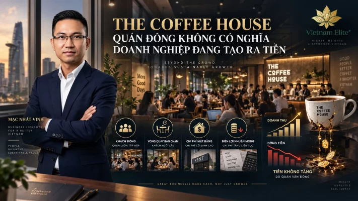 The Coffee House: quán đông không đồng nghĩa doanh nghiệp tạo ra tiền — minh họa Cashflow Leakage Test®