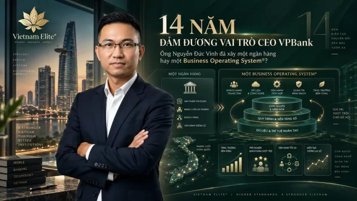 Ảnh bìa 14 năm CEO VPBank và bài toán xây hệ thống vận hành doanh nghiệp